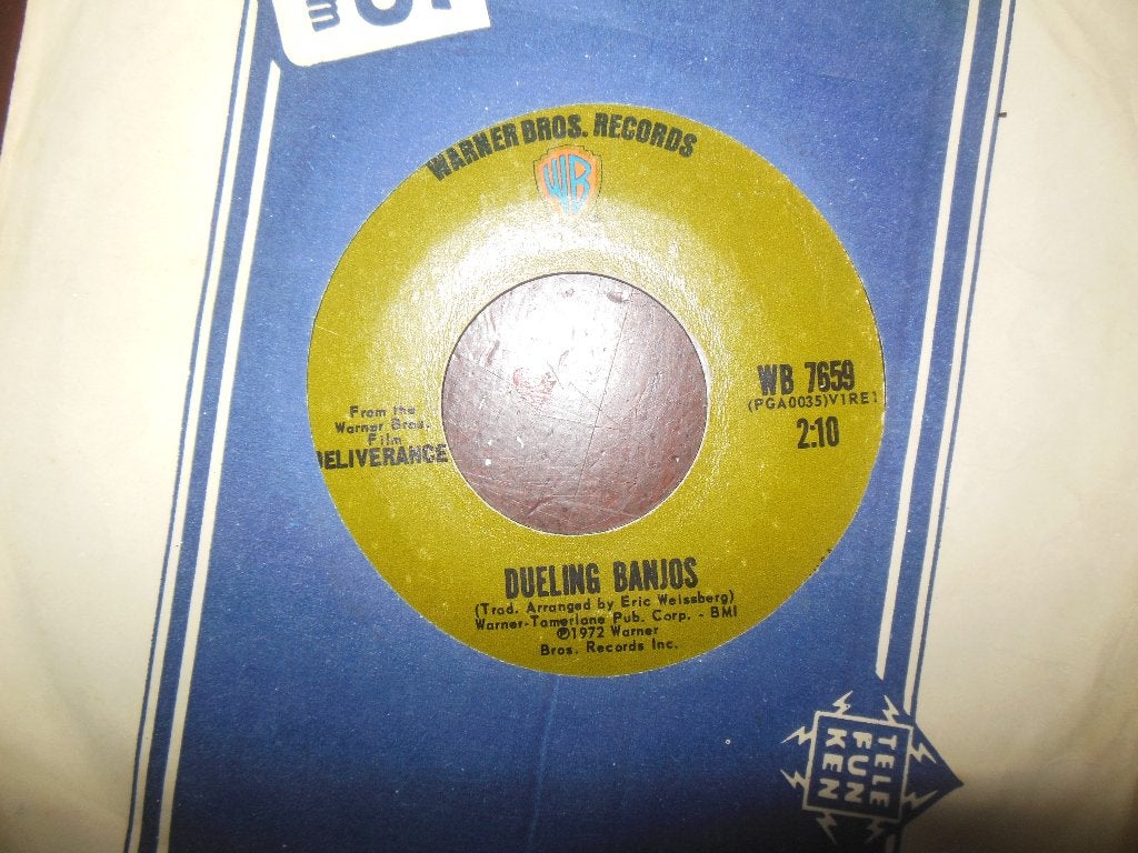 single eric weissberg dualing banjo's 45rpm jukebox vinyl, Gebruikt, Overige genres, 7 inch, Ophalen of Verzenden