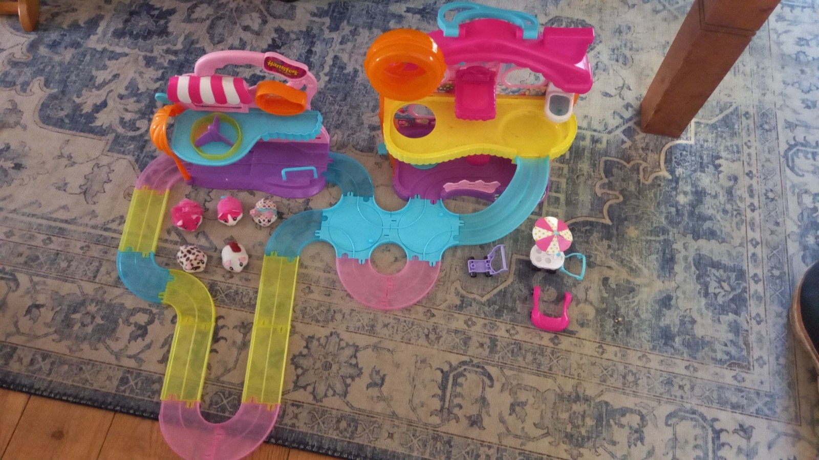 Hamsters in a House speelset met 5 hamsters en accessoires, Ophalen of Verzenden, Gebruikt, Jongen of Meisje