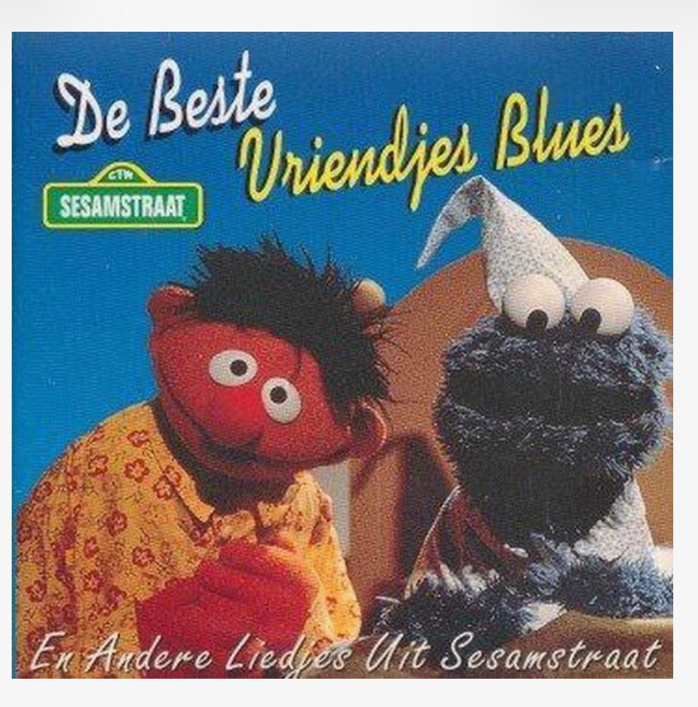 Sesamstraat - De Beste Vriendjes Blues CD Bert Ernie Pino, Ophalen of Verzenden, Zo goed als nieuw, Muziek