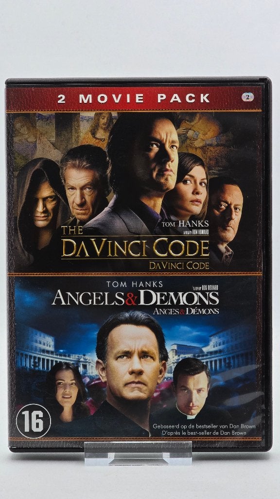 2 Movie Pack - The Da Vinci Code / Angels & Demons, Vanaf 16 jaar, Nederlands, Ophalen of Verzenden, Zo goed als nieuw