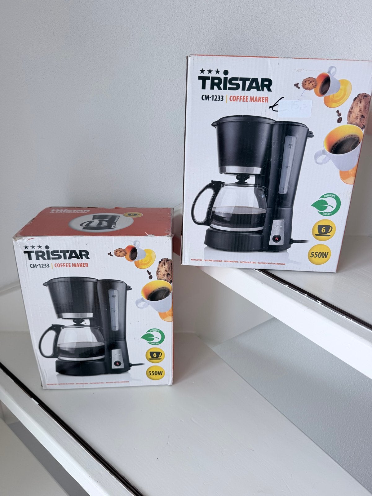 Tristar CM-1233 Koffiezetapparaat - Nieuw in verpakking, Gemalen koffie, Ophalen of Verzenden, 4 tot 10 kopjes, Koffiemachine