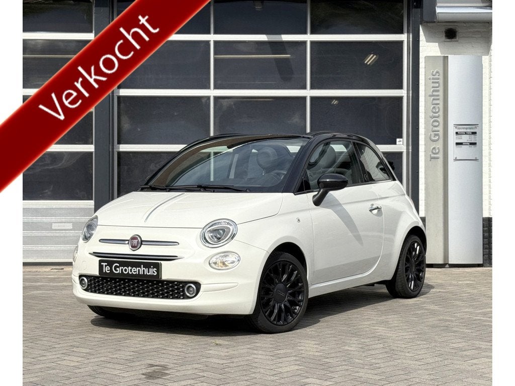 Fiat 500C Dolcevita 120th Edition Cabrio 0.9 TwA (bj 2019), Voorwielaandrijving, Cabriolet, Wit, Origineel Nederlands