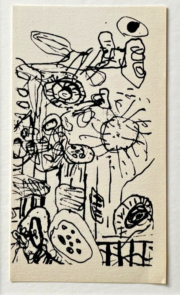 Corneille Beverloo (1922) Lithografie "Abstract KWY 12" 1963, Antiek en Kunst, Kunst | Litho's en Zeefdrukken, Lithografie, Abstract