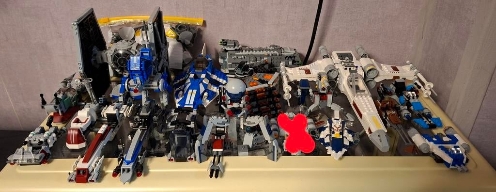 Grote collectie LEGO Star Wars schepen, Ophalen of Verzenden, Gebruikt, Overige merken