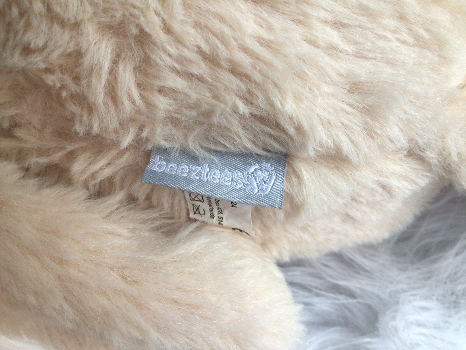Beeztees…ecru…haas knuffel…dieren honden…40 cm…nieuwstaat…, Ophalen of Verzenden, Zo goed als nieuw, Knuffels
