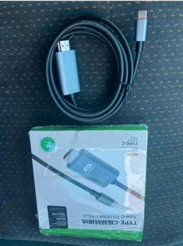 Foto 6 van USB-C naar HDMI adapter voor 4K smartphone en notebook TV