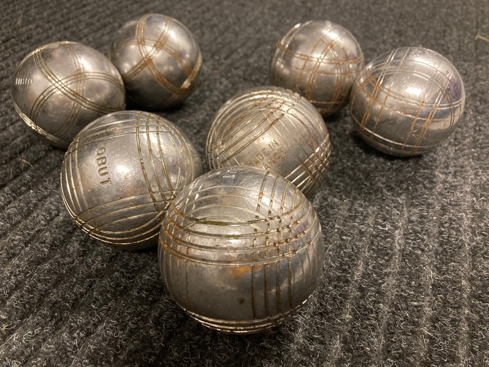 Jeu de boules ballen Obut, Ophalen, Gebruikt