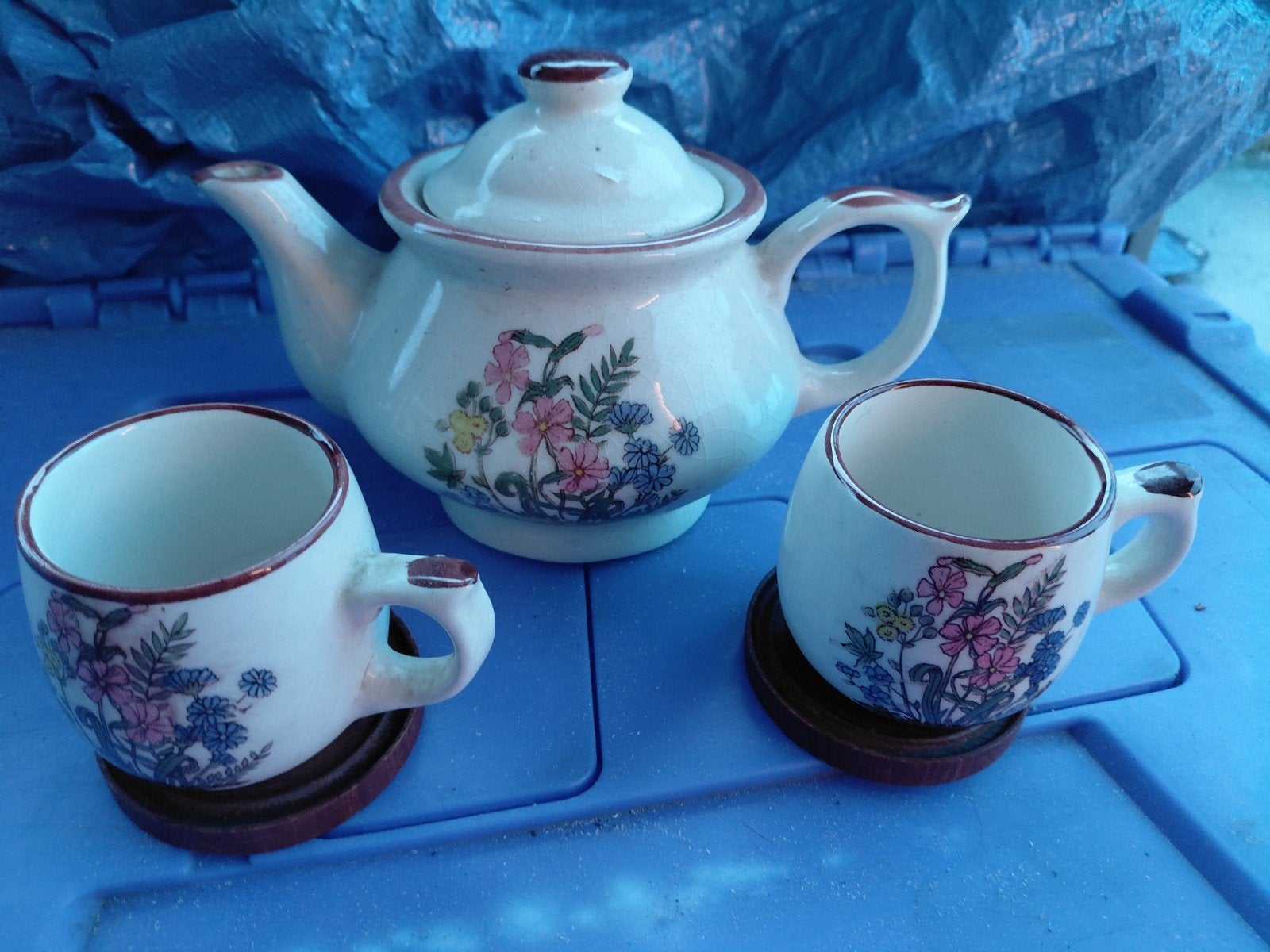 3 delig servies., Ophalen, Gebruikt, Overige stijlen, Aardewerk