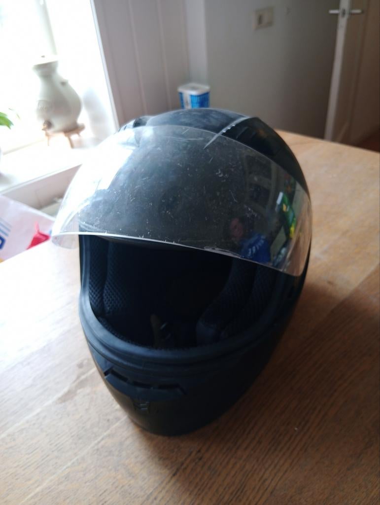 Zwarte Vito scooter helm maat M, Ophalen
