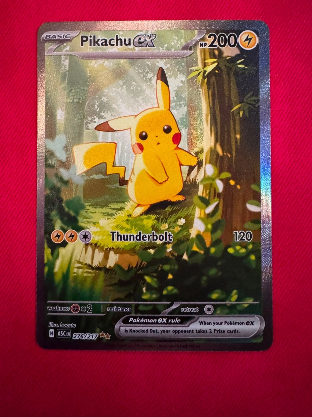 Pikachu ex (ASC 276) (Koop/Ruilen), Ophalen of Verzenden, Zo goed als nieuw