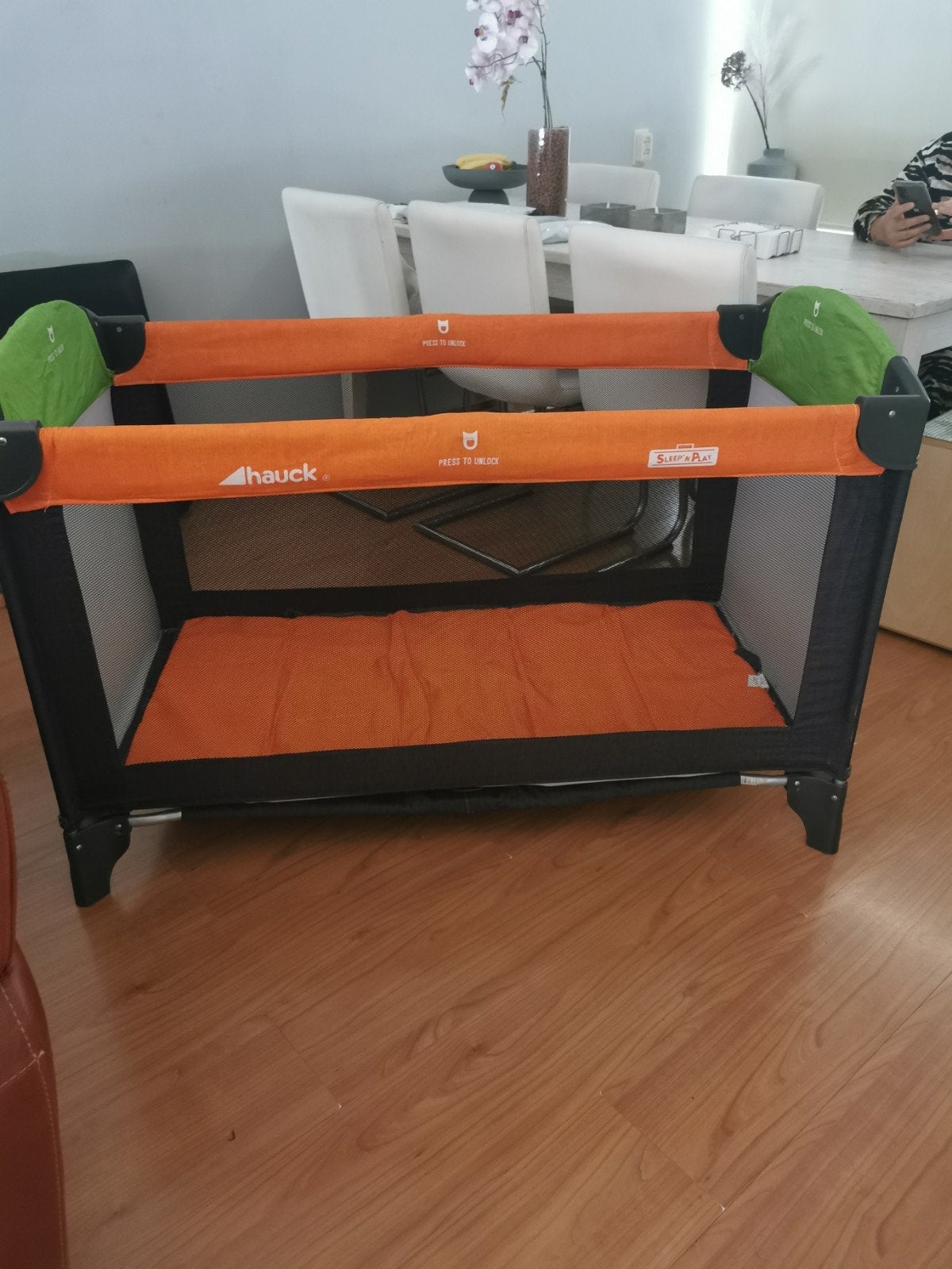Camping bed Hauck, Ophalen, Gebruikt, Rechthoekig