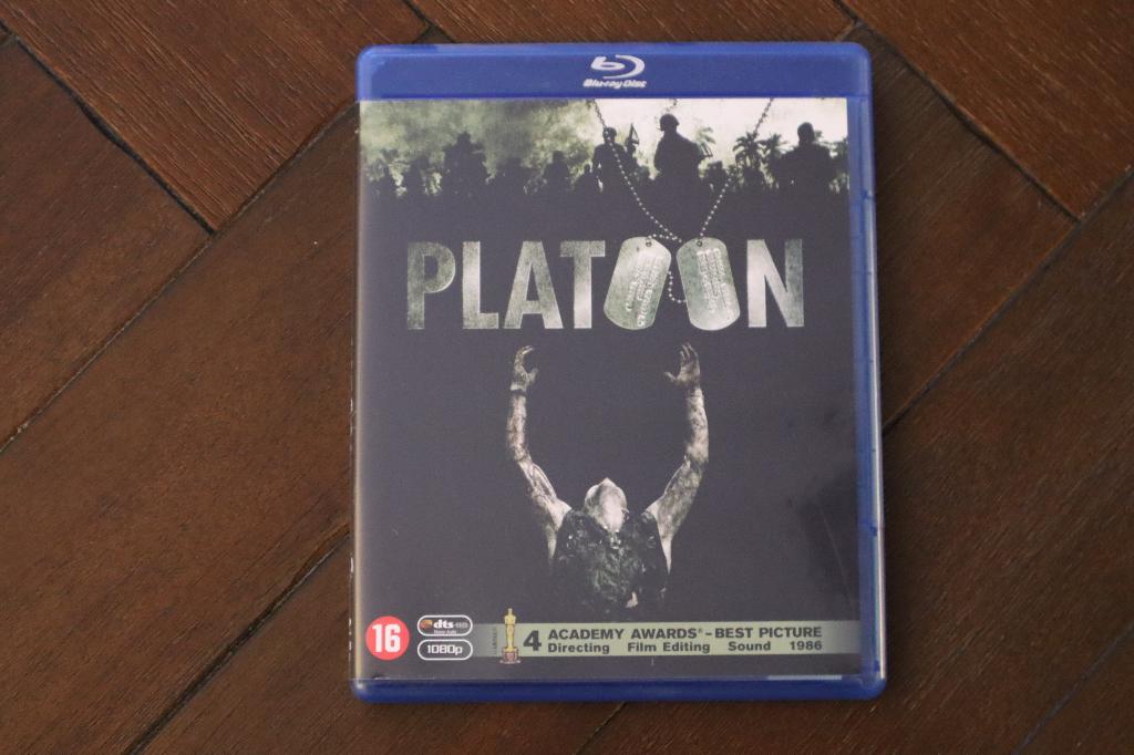 Platoon (Blu-ray, NL ondertiteld)., Cd's en Dvd's, Blu-ray, Ophalen of Verzenden, Zo goed als nieuw, Drama
