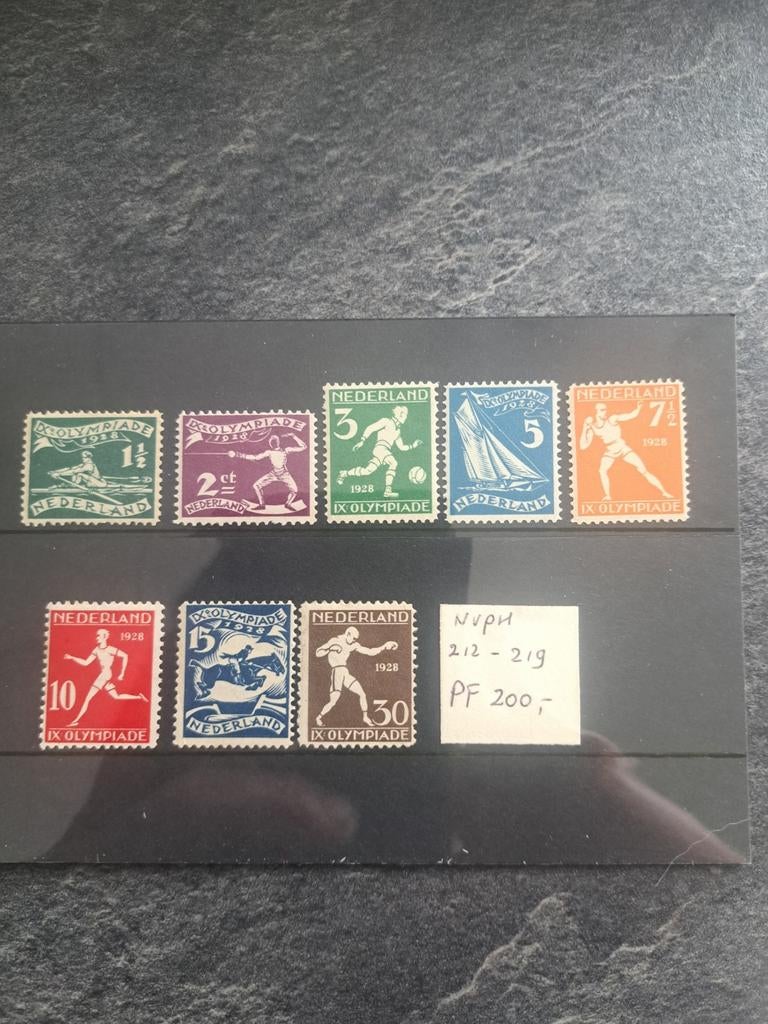 Nederland IX Olympiade 1928 postfris postzegelset, Ophalen of Verzenden, T/m 1940, Postfris