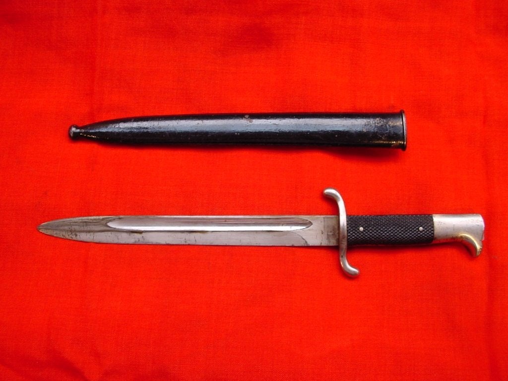 DUITSE POPIER BAJONET, Ophalen of Verzenden, Landmacht, Duitsland, Mes of Dolk