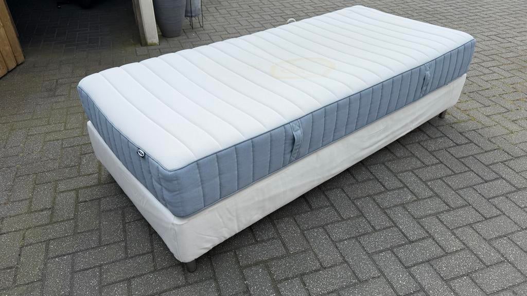 IKEA ESPEVÄR bedbodem met matras 90x200 cm, Ophalen, Gebruikt, 90 cm, Eenpersoons
