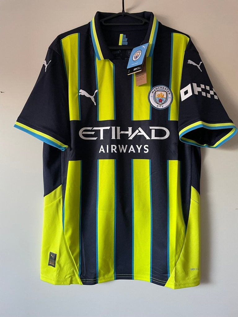Manchester City Puma Voetbalshirt Maat L Nieuw 24/25 Away, Verzenden, Geel, Nieuw, Voetbal
