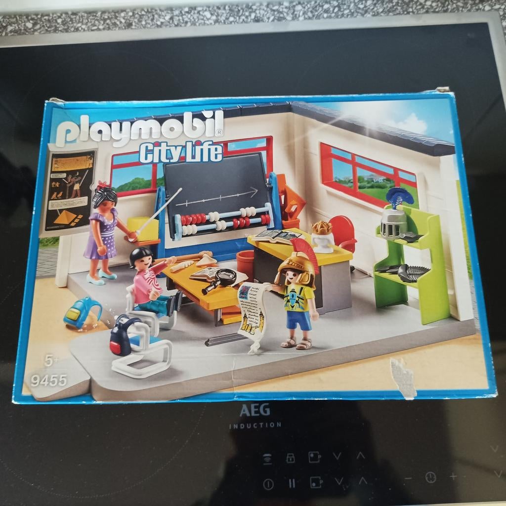 Playmobil City Life Klaslokaal Set 9455, Kinderen en Baby's, Speelgoed | Playmobil, Ophalen of Verzenden, Zo goed als nieuw, Complete set