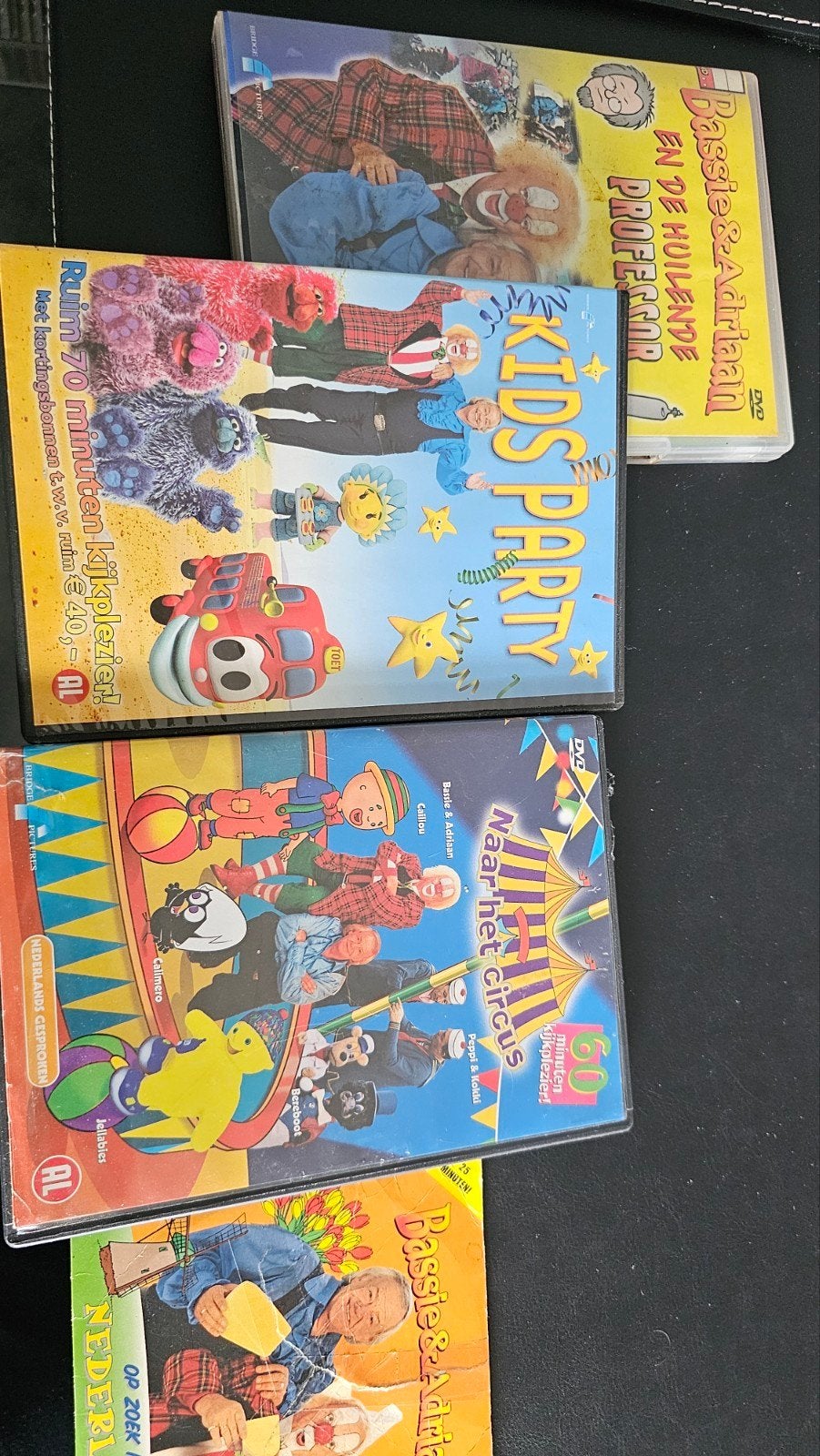 Bassie & Adriaan, Kids Party, Naar het Circus DVD's, Gebruikt, Alle leeftijden, Boxset, Ophalen of Verzenden