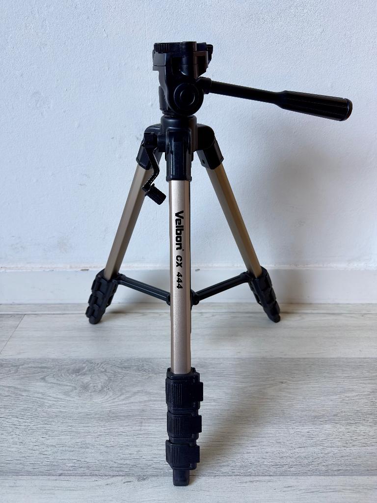 Velbon CX 444 statief, Ophalen of Verzenden, Minder dan 150 cm, Driepoot