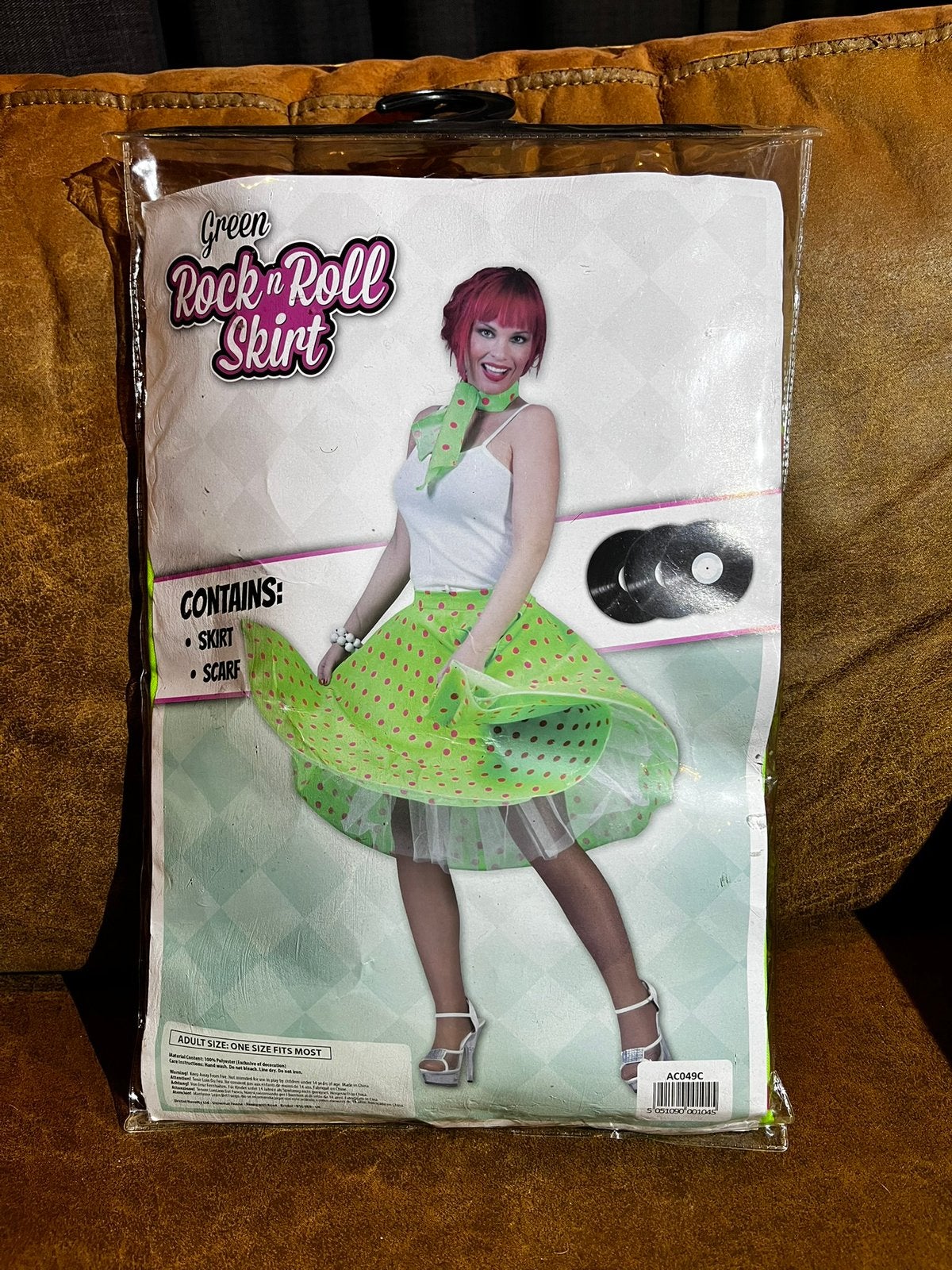 Verkleedfeest verkleedkleding Rock n Roll skrit one size, Ophalen of Verzenden, Nieuw, Overige thema's, Kleding