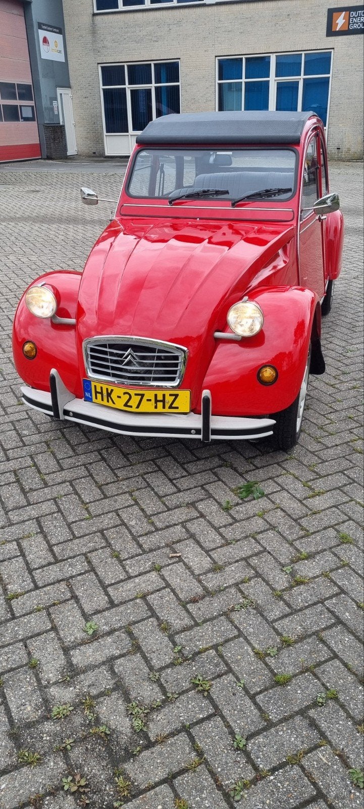 Citroën 2CV 0.6 1982 Rood 33000km, Auto's, 602 cc, 2CV, 4 stoelen, 400 kg