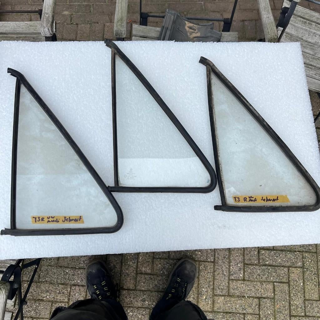 VW T25 T3 Bus Voordeur QRTR glas R, Ophalen of Verzenden, Gebruikt