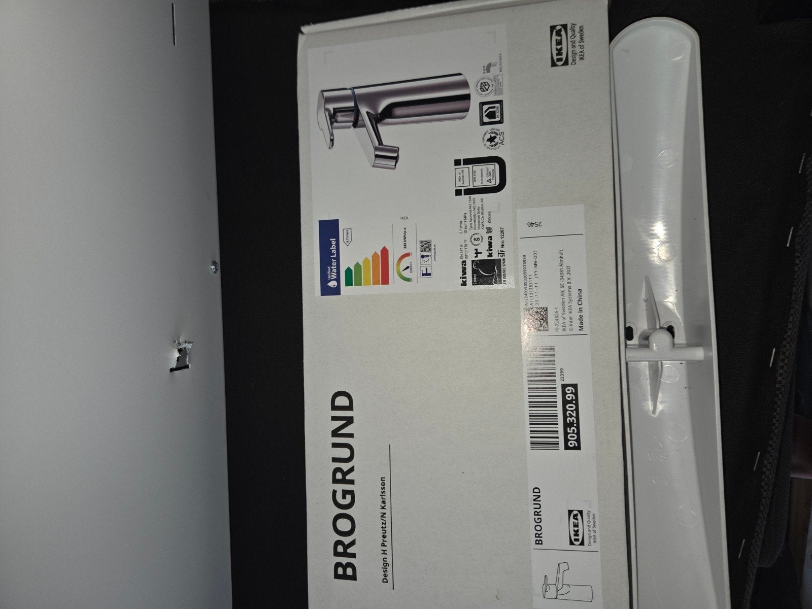 IKEA BROGRUND Kraan - Nieuw in doos 2 stuks!, Ophalen of Verzenden