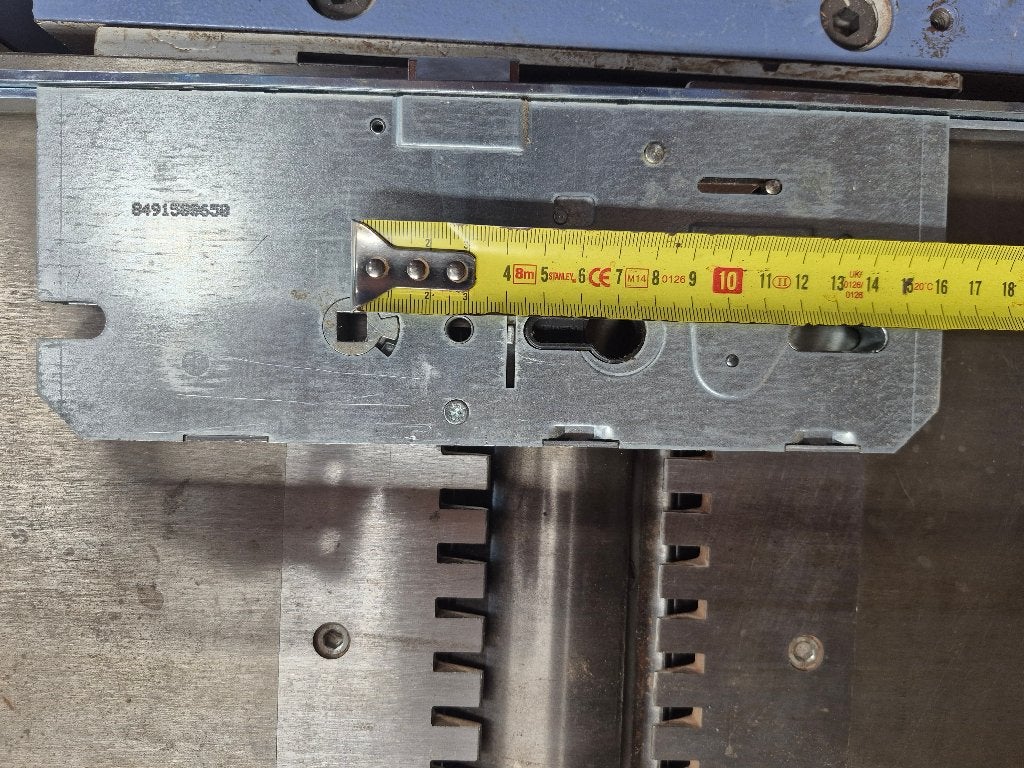 Nemef meerpunt driepunt sluiting 24 x 1700, Ophalen, Nieuw, Rvs, Slot
