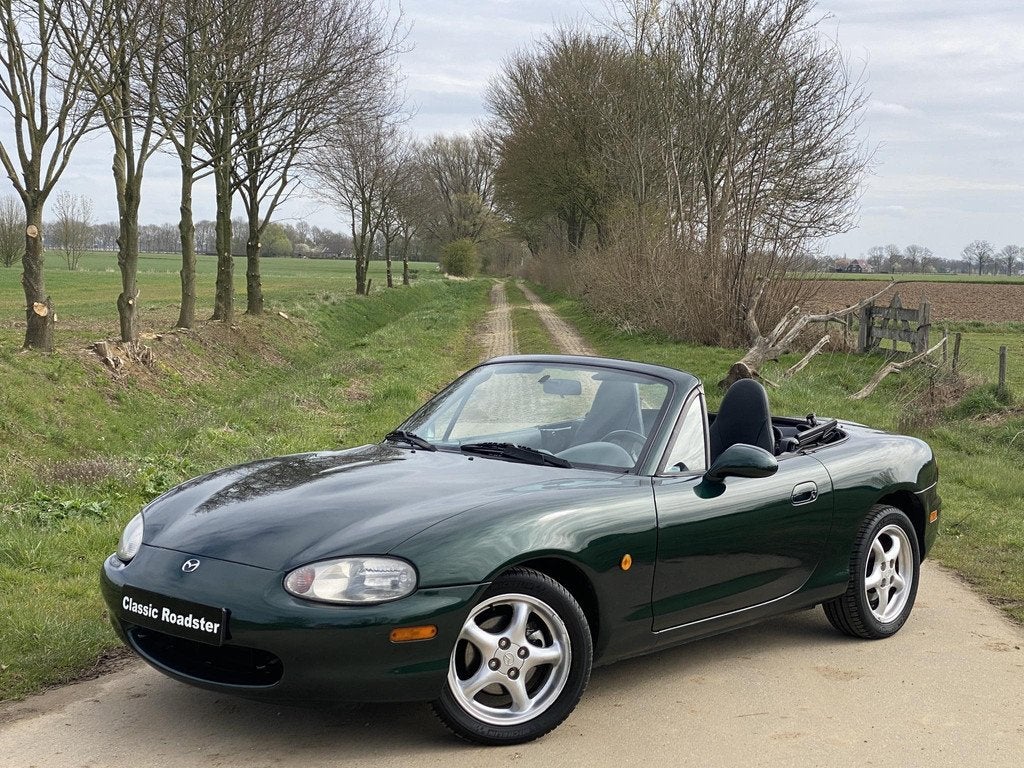 Mazda MX-5 NB 1.8i 140PK, Zwart, 4 cilinders, Cabriolet, Bedrijf