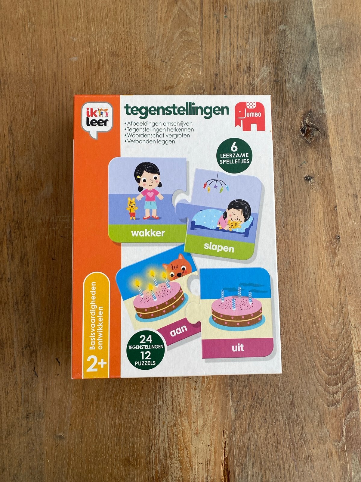 Jumbo Ik Leer Tegenstellingen - Educatief Puzzelspel, Ophalen of Verzenden, Gebruikt, Puzzelen