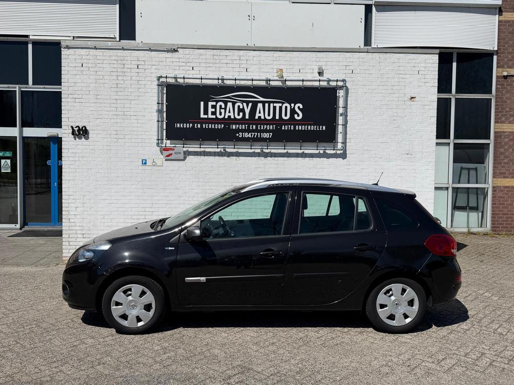 Renault Clio Estate 1.6-16V Night & Day - DISTR VERVANGEN -, Euro 5, 535 kg, Gebruikt, Zwart