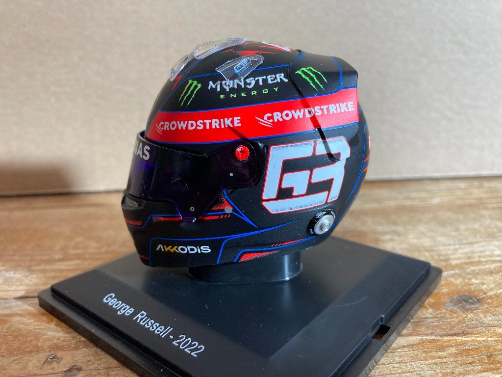 ✅ George Russell 1:5 helm 2022 Mercedes AMG Petronas W13, Ophalen of Verzenden, Nieuw, Formule 1