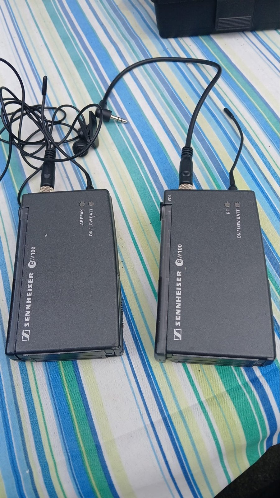Sennheiser EW 100 zender en ontvanger, Ophalen of Verzenden, Gebruikt, Overige typen, Draadloos