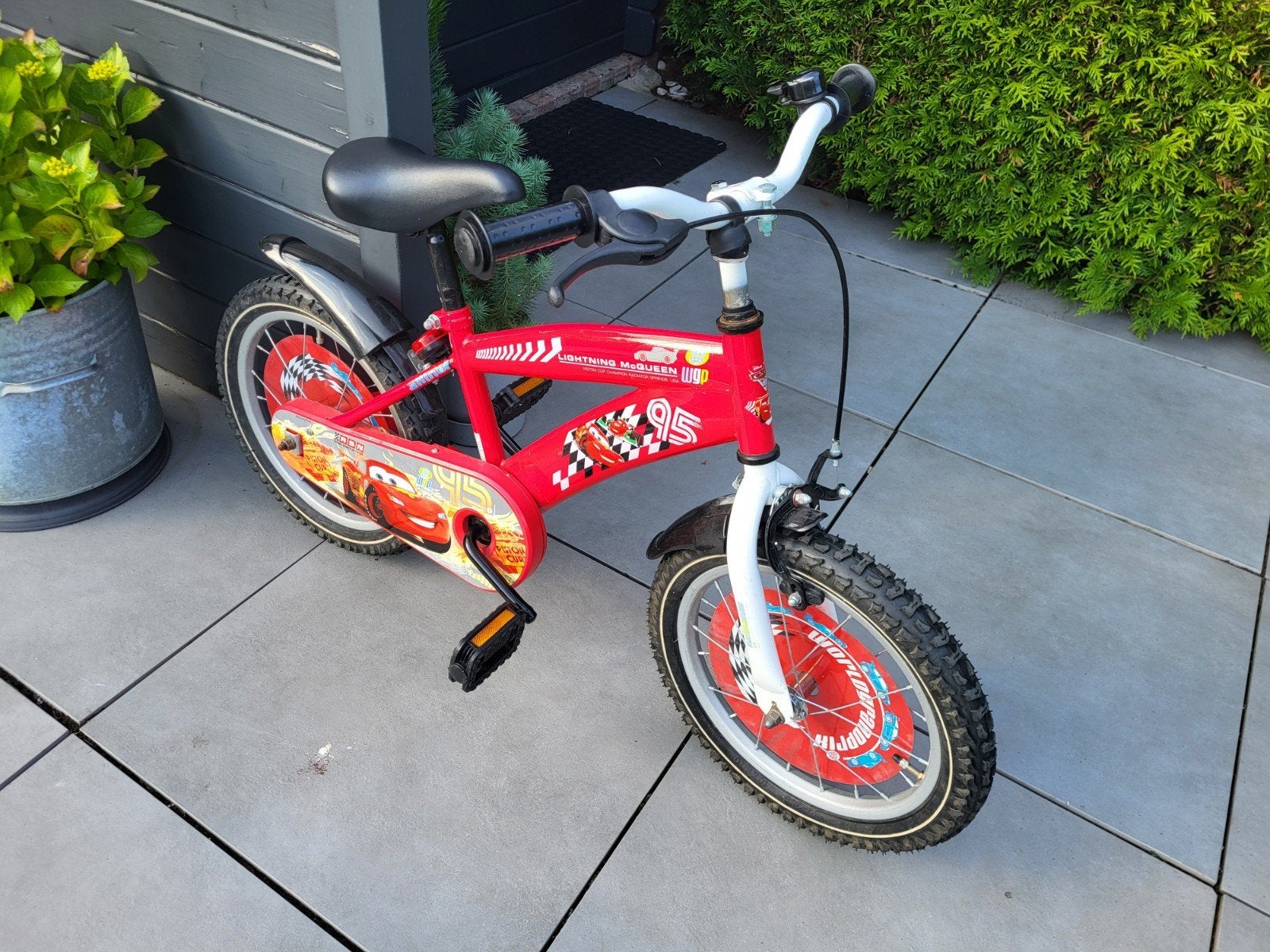 Cars Bliksem McQueen Kinderfiets, Ophalen, Zo goed als nieuw