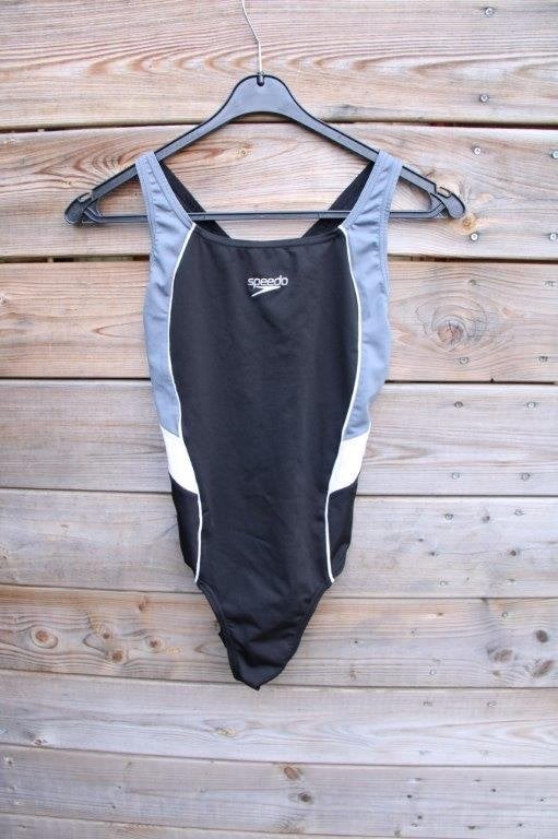 Badpak zwart/ grijs Speedo mt 38 Vaste prijs, Zwart, Badpak, Zo goed als nieuw, Speedo