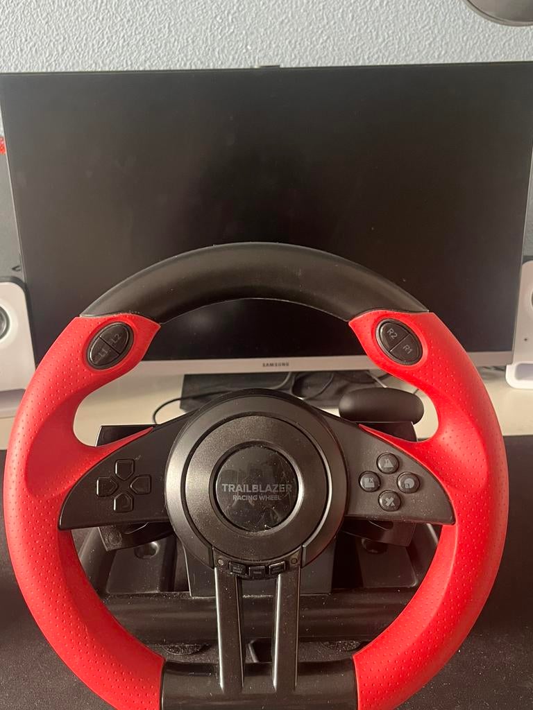 Speedlink traiblazer-racing stuur, Ophalen of Verzenden, Zo goed als nieuw, Playseat of Racestoel, PlayStation 1