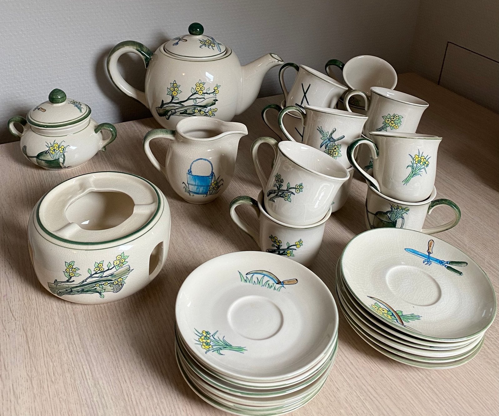 theeservies Jet ter  Steege - Gardener's Friends, Ophalen of Verzenden