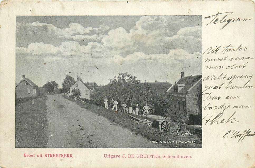 304-022-021 Streefkerk Groet uit, Verzenden, Voor 1920, Zuid-Holland
