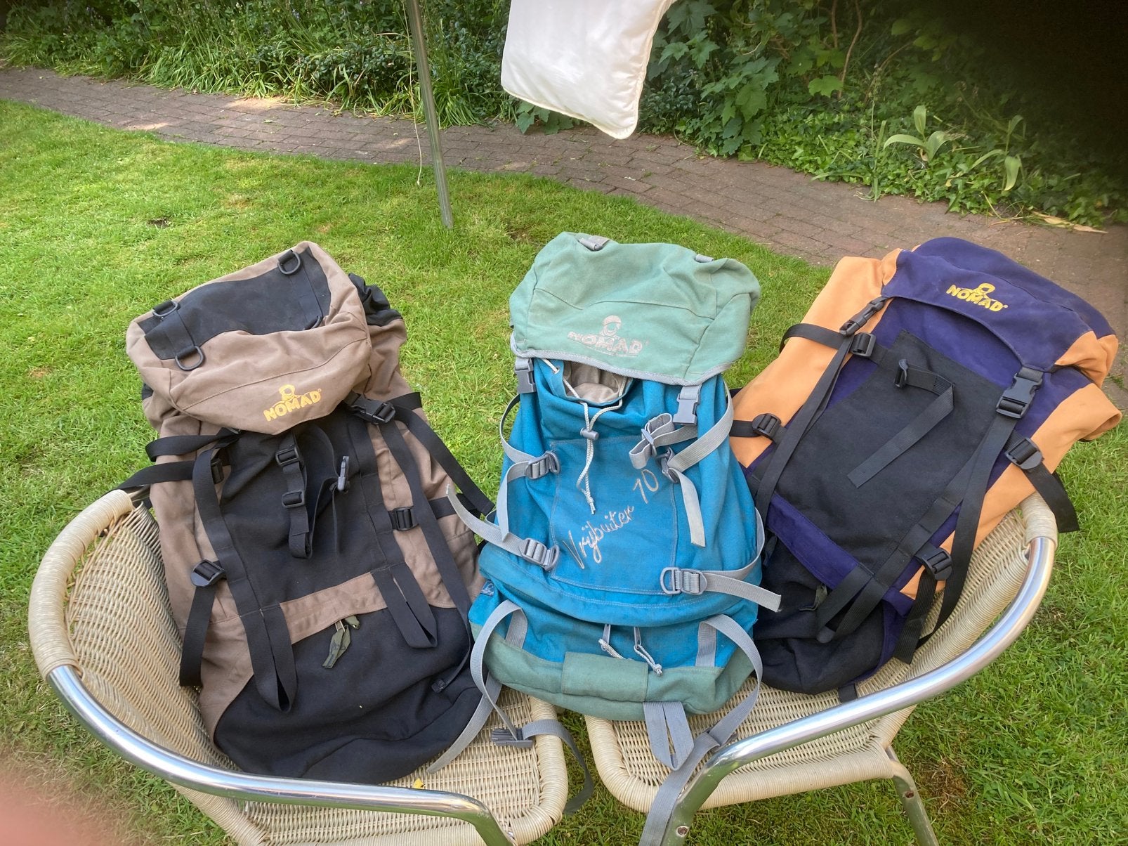 Nomad rugzakken, Ophalen, Gebruikt, Nomad, Trekking