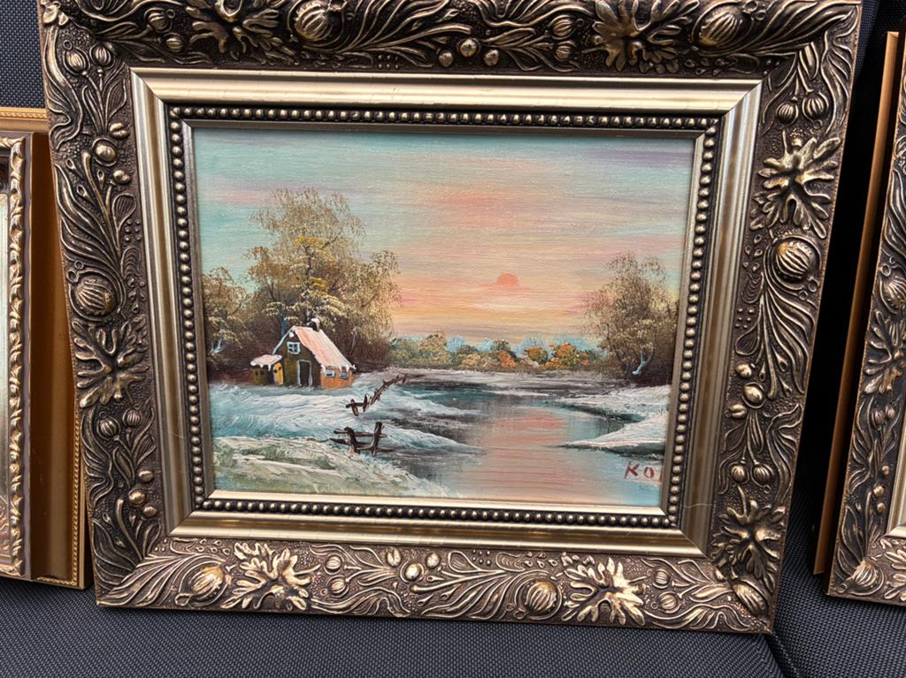 Zeer mooie schilderijen., Ophalen of Verzenden, Zo goed als nieuw, Schilderij, Minder dan 50 cm