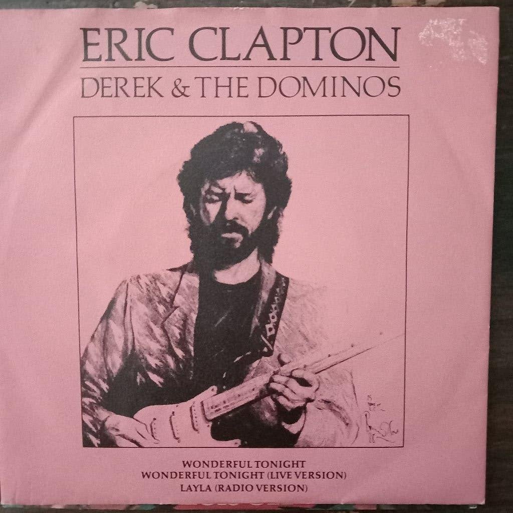 eric clapton-wonderful tonight, Cd's en Dvd's, Vinyl Singles, Ophalen of Verzenden, Gebruikt, 7 inch, Pop