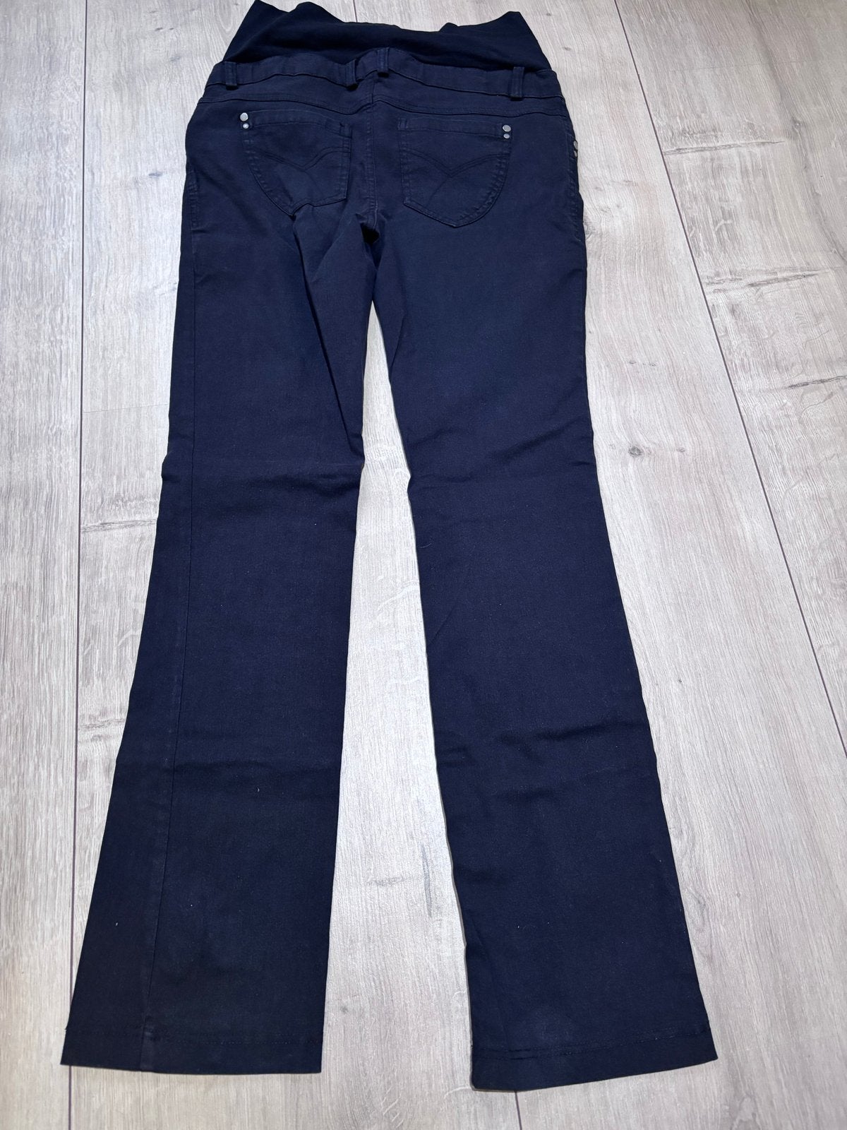 Zwarte zwangerschapsbroek Miss Etam maat 36 met buikband, Kleding | Dames, Positiekleding, Zwart, Ophalen of Verzenden, Maat 36 (S)