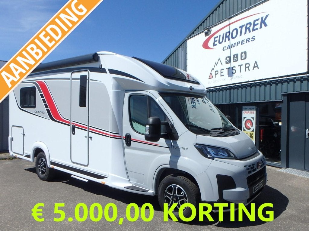 Bürstner Campeo TD 660 € 5.000,00 KORTING, Caravans en Kamperen, Fiat, 6 tot 7 meter, Bedrijf, Bürstner
