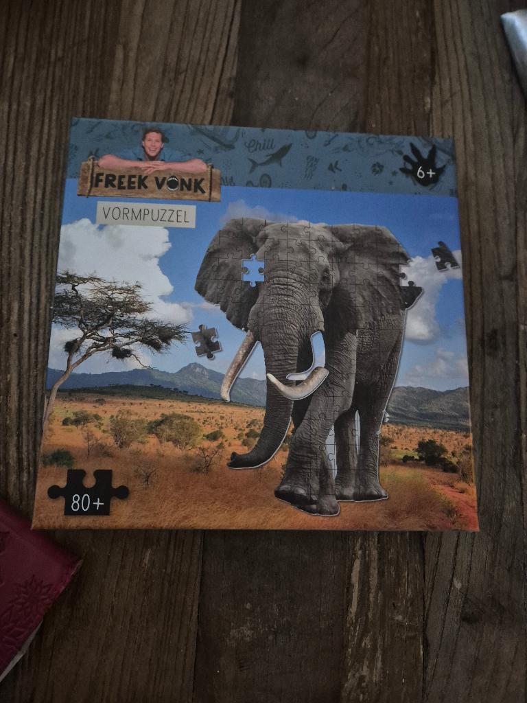 freek vonk vorm puzzel olifant nieuw, Kinderen en Baby's, Ophalen of Verzenden, Meer dan 50 stukjes, Nieuw