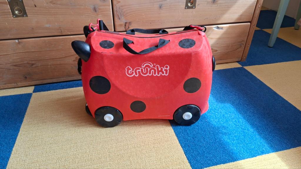 Trunki Rolkoffer Lieveheersbeestje - Ideaal voor Kinderen, Ophalen of Verzenden, Gebruikt