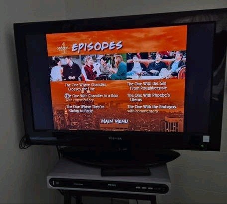 Toshiba TV met Aristona DVD speler, Ophalen, 50 Hz, 80 tot 100 cm, Gebruikt