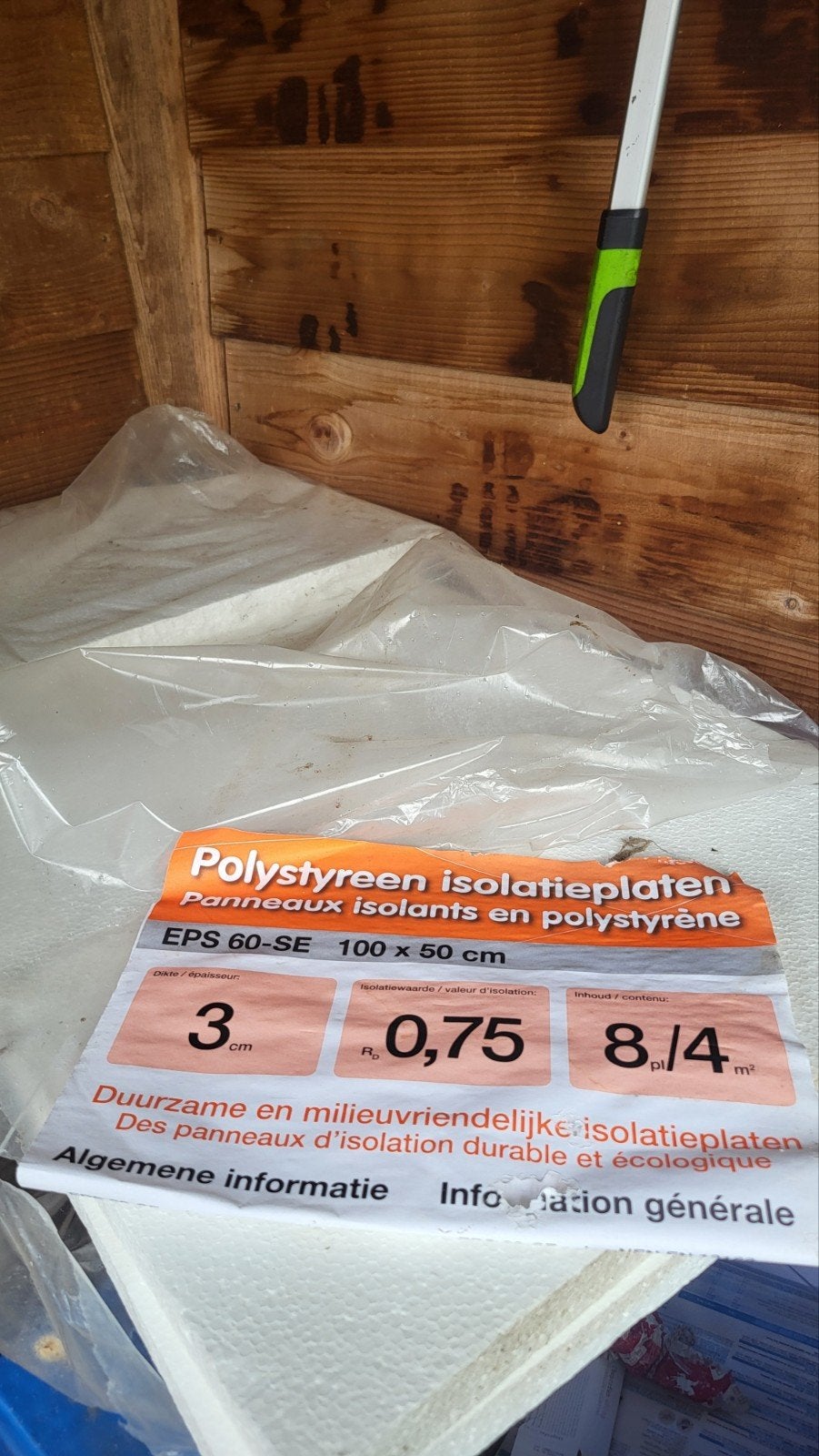 Polystyreen isolatieplaten 3 cm dik - gratis af te halen, Dakisolatie, Nieuw, 5 tot 10 m², Piepschuim (Tempex)