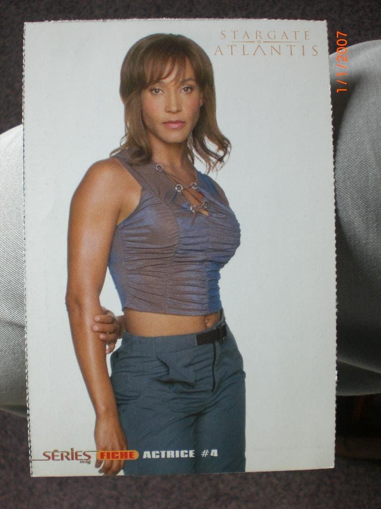 kaart Rachel Luttrell  ( Stargate Atlantis, Verzamelen, Ophalen of Verzenden, 1980 tot heden, Sterren en Beroemdheden