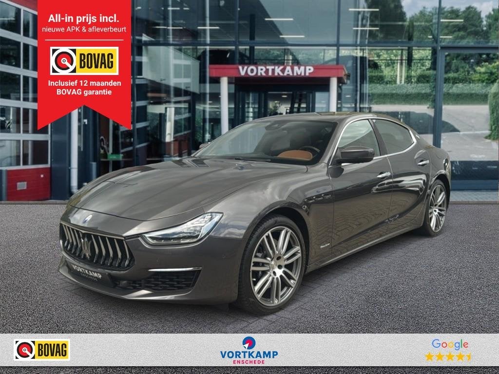 Maserati GHIBLI 3.0 TDI BOWERS WILKINS/LEDER/CAMERA/NAVI/STO, Auto's, Maserati, Gebruikt, Lederen bekleding, Met garantie (alle)
