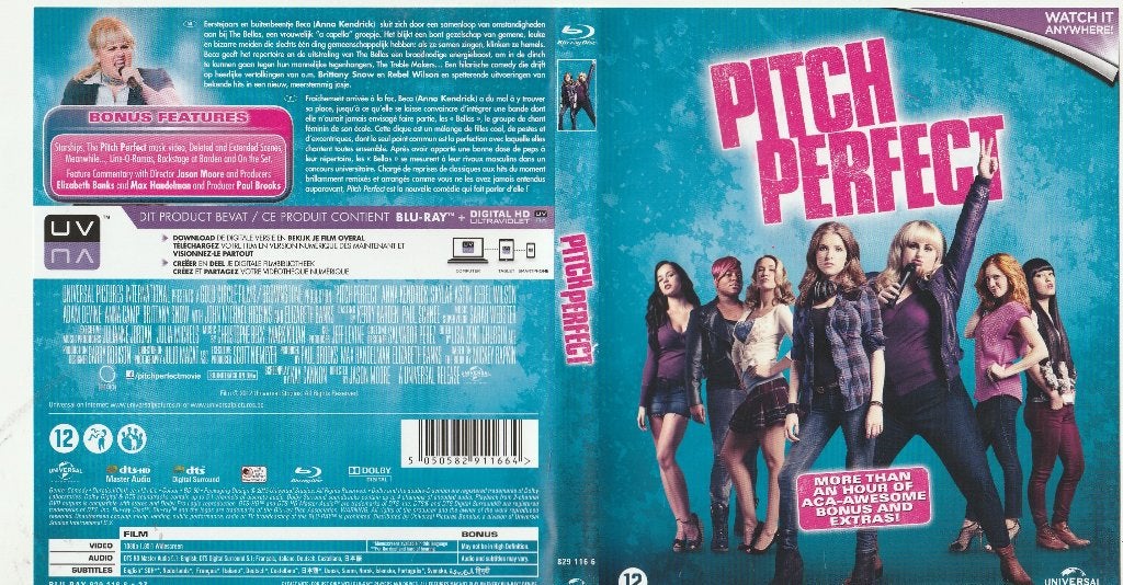 Pitch perfect blu ray ( ned. Ondert. ), Cd's en Dvd's, Ophalen of Verzenden, Zo goed als nieuw, Overige genres